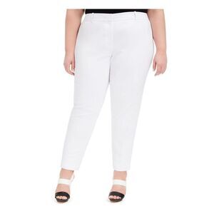CALVIN KLEIN Womens Zippered Evening Skinny Pants